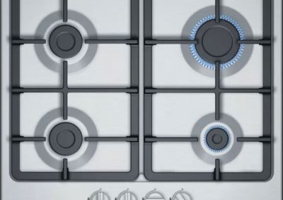 Serie 4 Gas hob 60cm Stainless steel