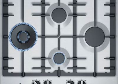 Serie 6 Gas hob 60cm Stainless steel